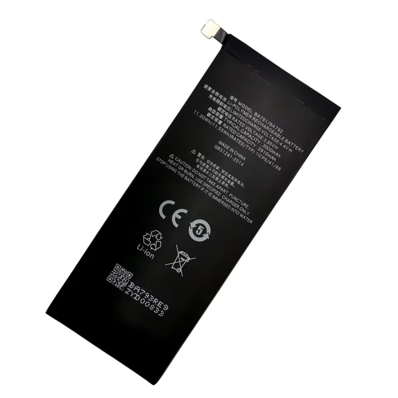 2024 год 100% оригинальный аккумулятор для Meizu Pro 7 M792Q M792C M792H 3000Ah BA791 BA792