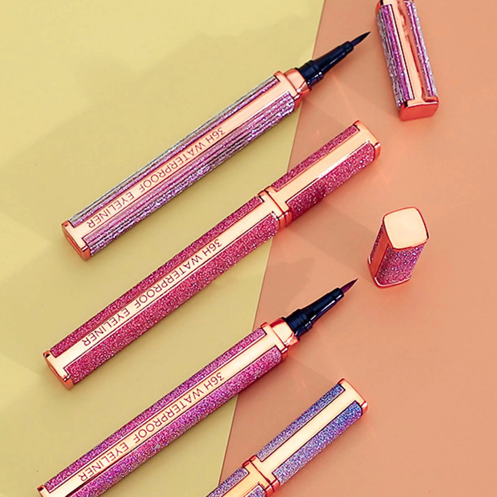 

Black/Brown/Pink Purple Quick-Drying Eyeliner Universal Waterproof Eye Makeup Tool Makeup Cosmetic