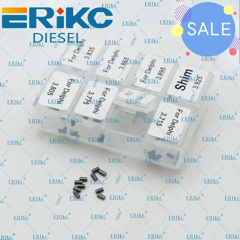 

Прокладки прокладки 9308-028K, 80 шт., размер 3,715-3,925 мм, точность, всего Common Rail, регулировочная шайба для инжектора серии