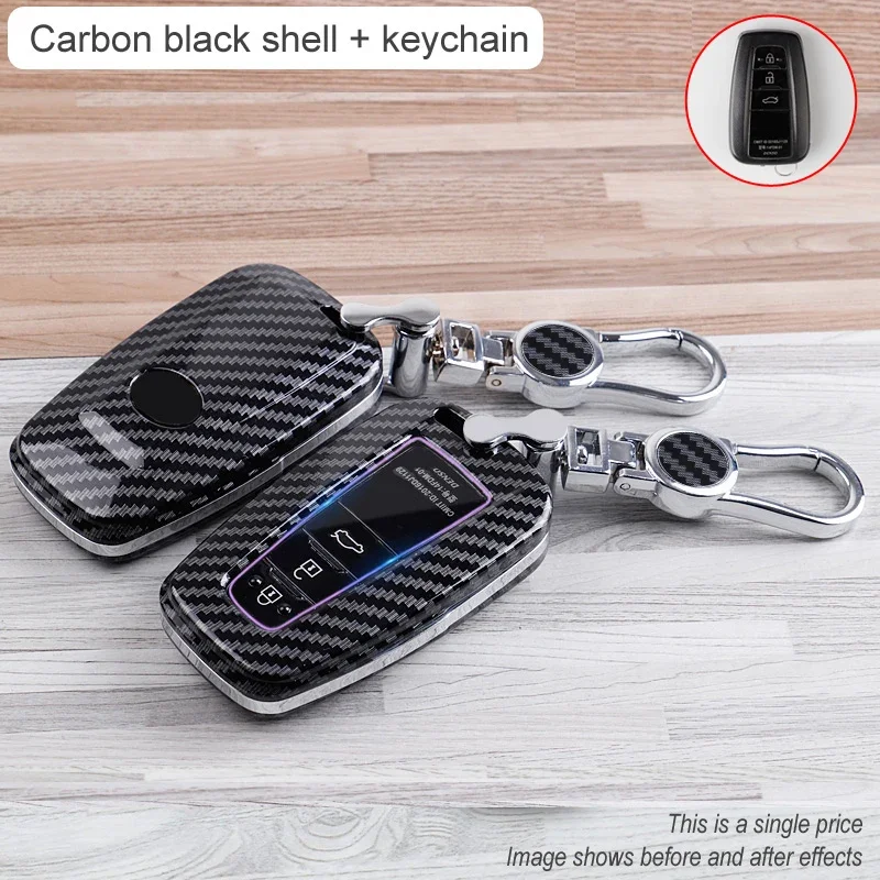 

1X ABS пластиковый чехол для автомобильного ключа для Toyota версии Prado Camry Avalon Prius Corolla RAV4 Avalon, защитный чехол для смарт-ключа