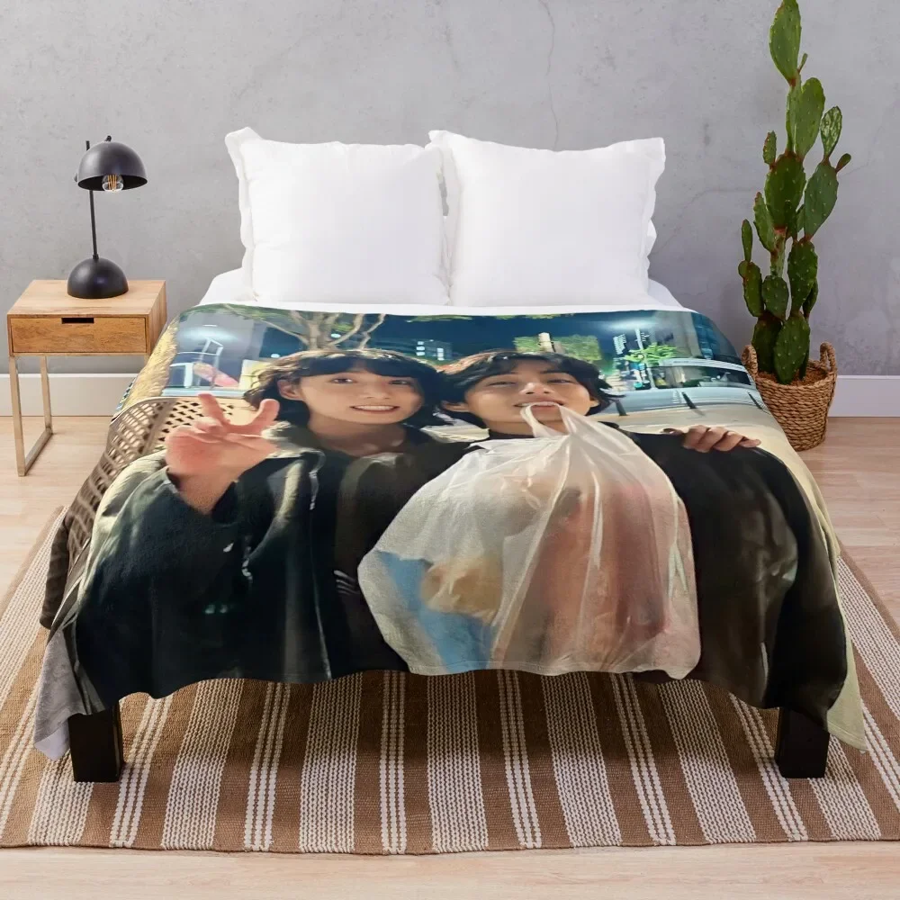 Taekook флисовый плед