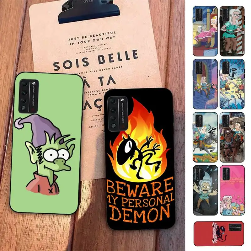 

MINISO Anime D-Disenchantments Phone Case for Huawei Honor 10 i 8X C 5A 20 9 10 30 lite pro Voew 10 20 V30