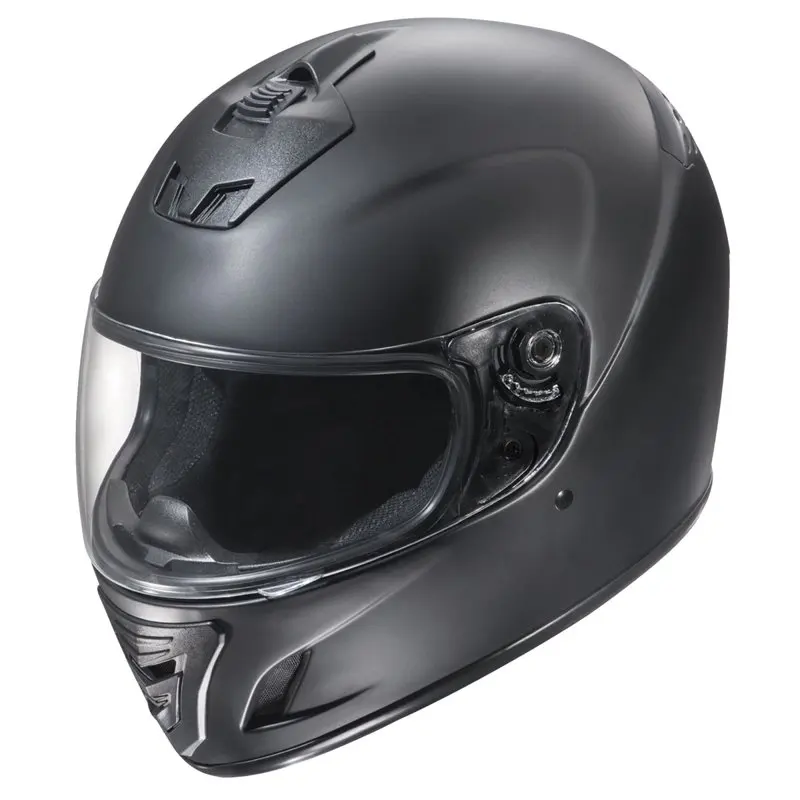 

Adult Full Face Motorcycle Helmet DOT Approved 152 Ace - Solid Matte Black, S