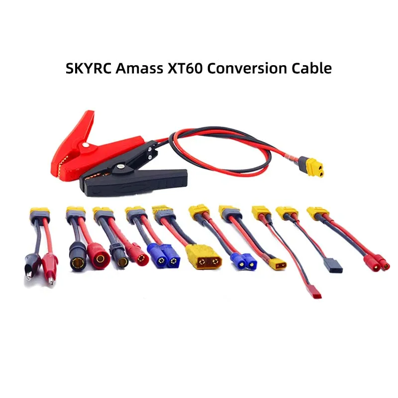 Фото 1 шт. SKYRC Amass XT60 преобразовательный кабель XT60 «мама» для зарядки, кабель-адаптер, аккумулятор №1