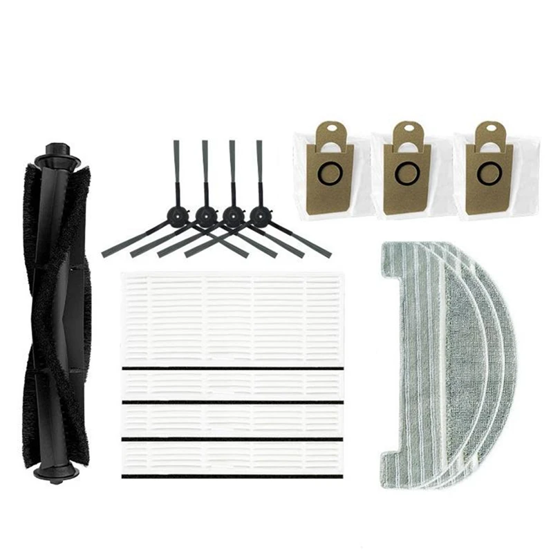 

Replacement Accessories Kit For Proscenic M8 PRO Robot Vacuum Cleaner Main Brushes Filter Mop Cloths Dust Bags