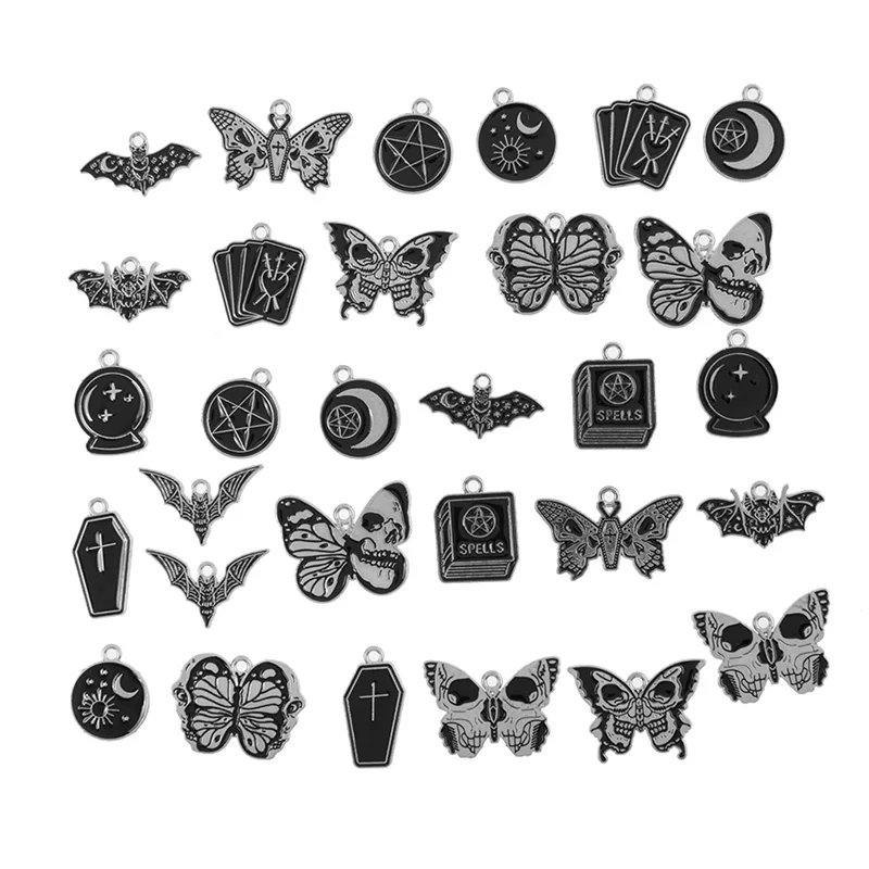 10/20 шт. смешанный стиль крест-бабочка очаровательные ювелирные изделия в стиле