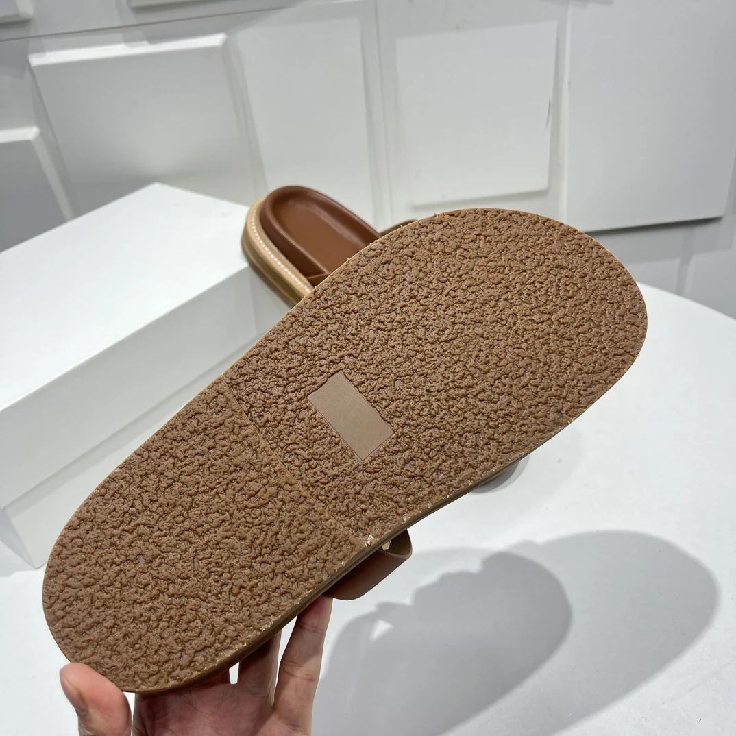 Сандалии Primavera ed Estate Retro Romani Pantofole Importati Tomie In pelle di Vacchetta суole Composite sono super pesanti.