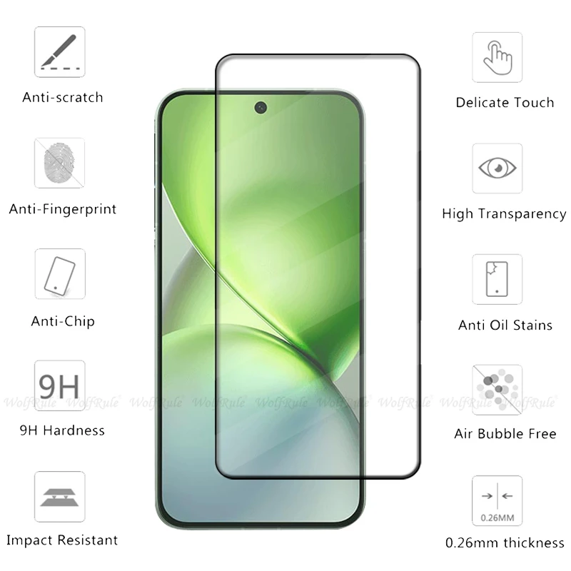 4 шт. для Vivo X200 Pro Mini Стекло Закаленное стекло Полное покрытие Клей 9H Защитная