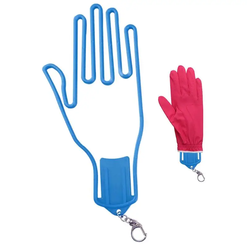 

1PC Golf Gloves Stretcher Holder Keeper Hanger Gloves Support Frame Holder Rack Dryer Shaper Accessories With Metal Button