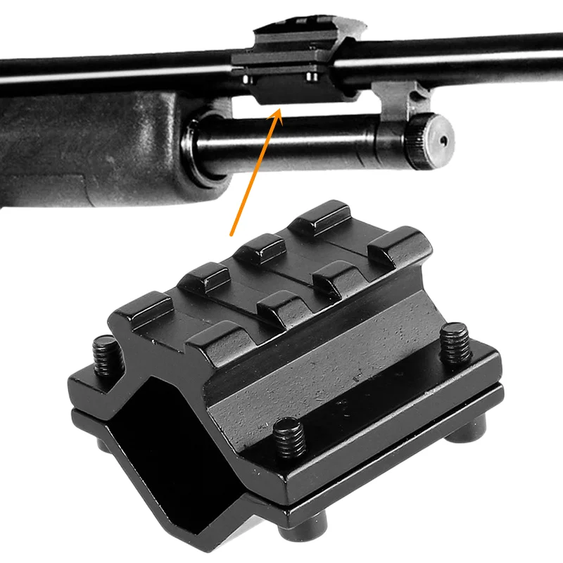 

Универсальное бочковое крепление One Picatinny Weaver Rail, 3 слота диаметром от 20 мм до 28 мм для лазерного фонарика Mossberg Maverick 88 12ga