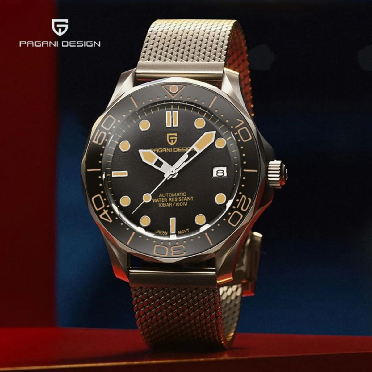 

Часы PAGANI DESIGN Мужские, модель 007 Commander, спортивные часы для мужчин, NH35 Reloj Hombre 2022