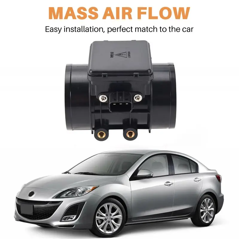 Фото Датчик массового расхода воздуха (MAF) A09E для MAZDA MX-6, 626 IV GE, Ford PROBE II ECP B577, E5T51071, B577-13-215A №3