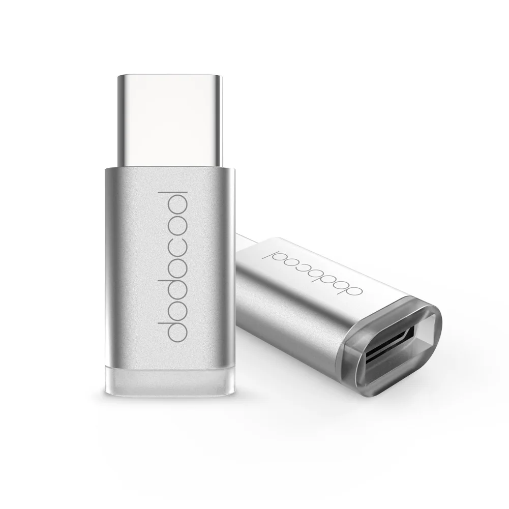 Адаптер dodocool Mini USB-C-Micro USB преобразователь Type-C в Micro-USB коннектор для MacBook Type C