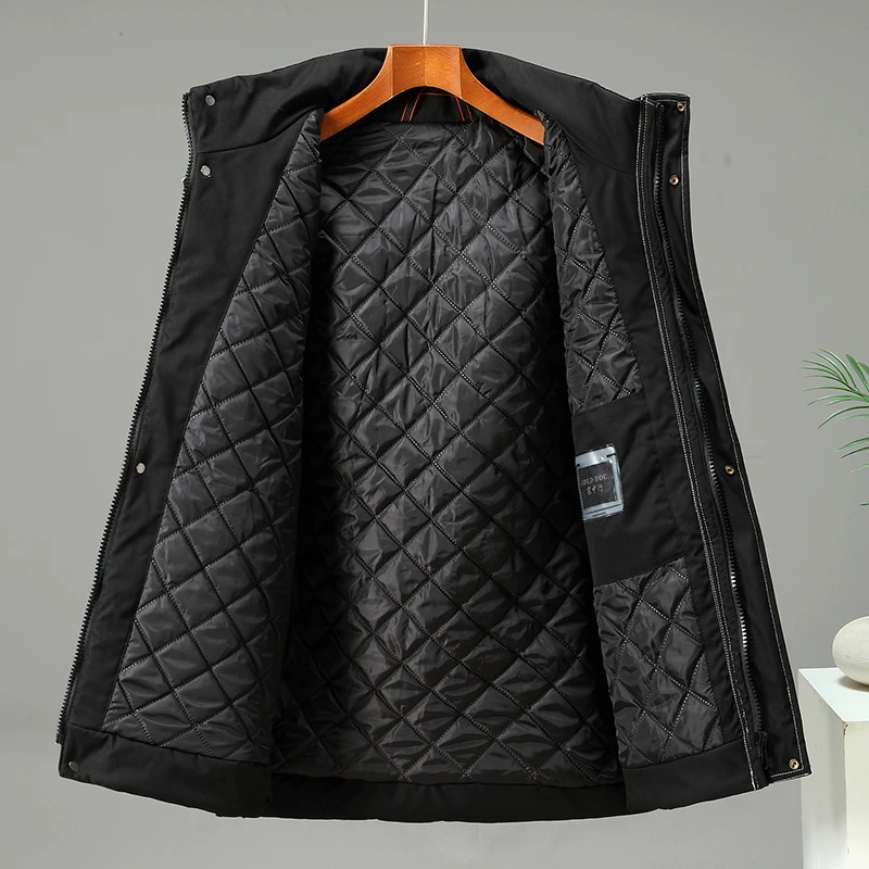 12XL 11XL Winter Parka Men Jacket Plus Size 10XL 7XL 8XL 9XL Thick Warm Mens Black Coat Male Loose Hooded Warm Coats Big Clothes