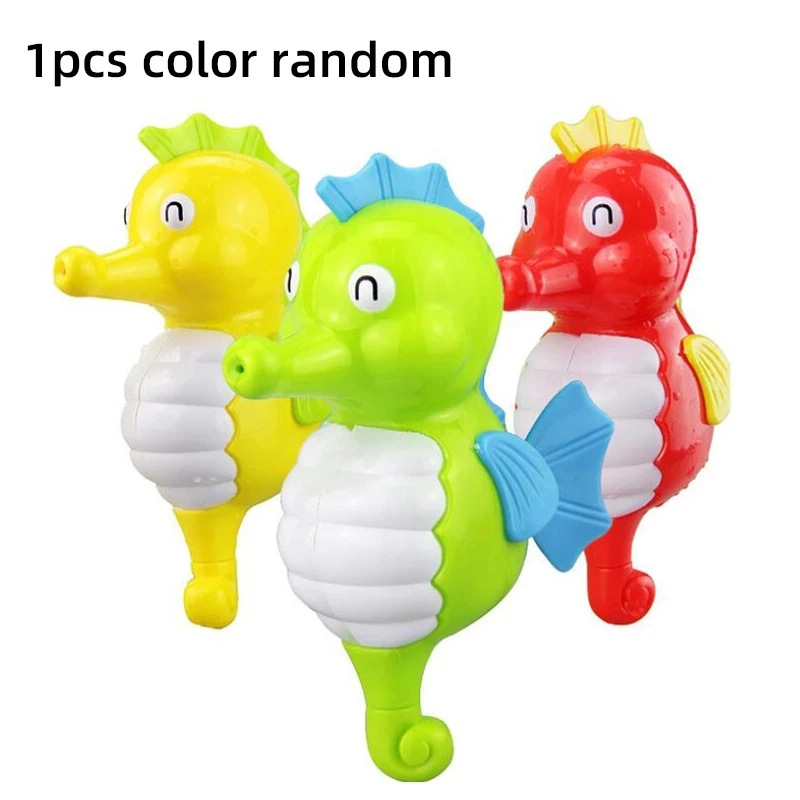 Single Sale Cute Cartoon Animal Tortoise Classic Baby Water Toy Infant Swim Turtle Wound-up Chain Clockwork Kids Beach Bath Toys