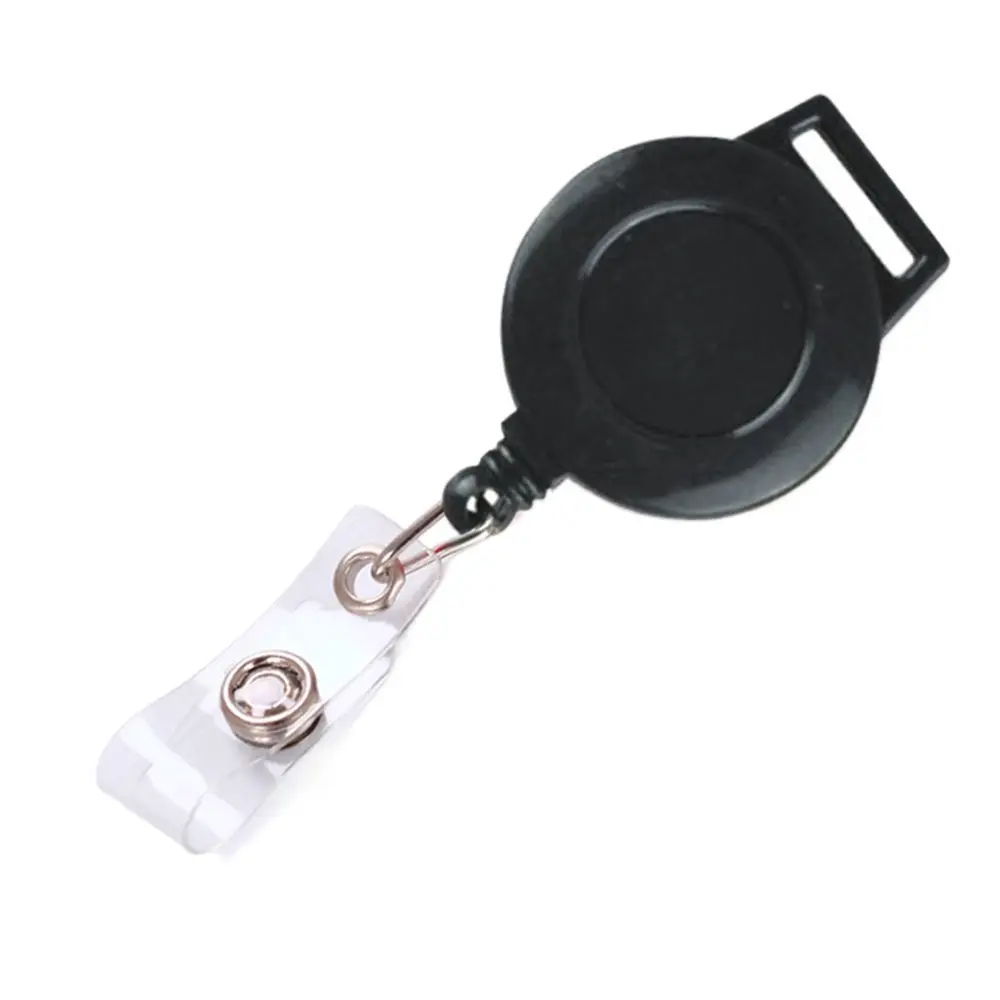 Квадратный держатель для бейджа медсестры зажимы ключей именная бирка выдвижная