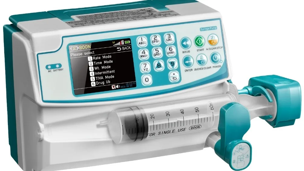 

Перезаряжаемый портативный одноканальный насос Foinoe с сигнализацией KVO и калибровкой