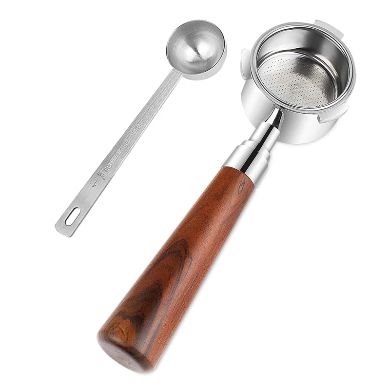 

Bottomless Filter Coffee Bottomless Filter Holder 51Mmfor Coffee Machine Machine Coffee Bottom Filter Holder With Spoon