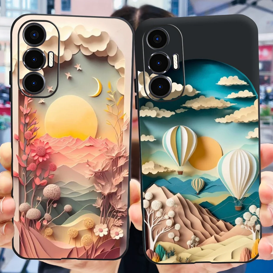 Новинка Модный чехол с рисунком для Tecno Pova 3 Чехол LF7n 6 9 дюйма противоударный