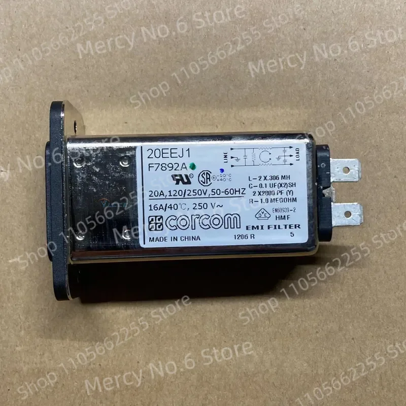 Фото Для фильтра ЭМП TE Connectivity Corcom, модель 20EEJ1 F7892A №2