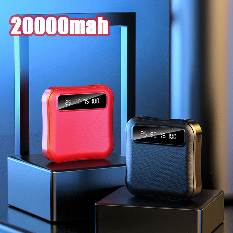 

Внешний аккумулятор с 2-мя USB-портами, 20000 мАч