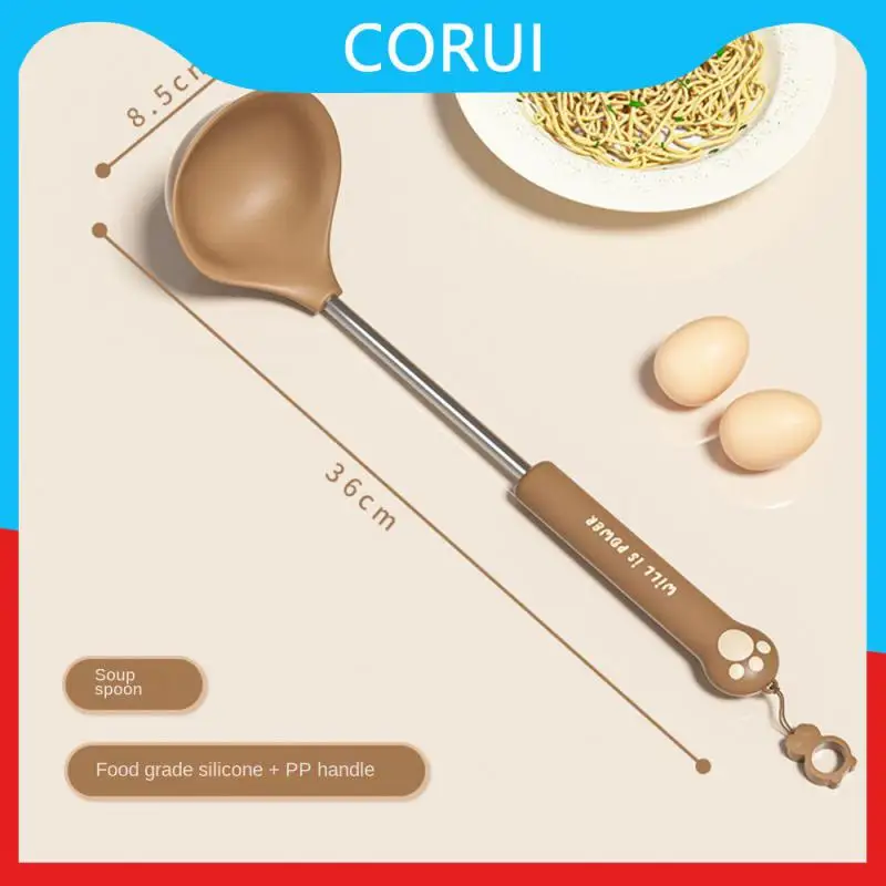 

Plastic Heat Resistant Kitchen Set Cooking Kitchenware Set Non-stick Pan Spatula Baking Tools Food Grade Silicone Household