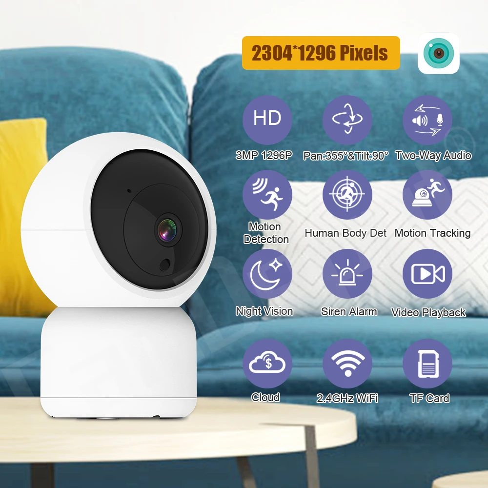 Купить IP-камера видеонаблюдения CamDepot, 3 Мп, Wi-Fi, PTZ