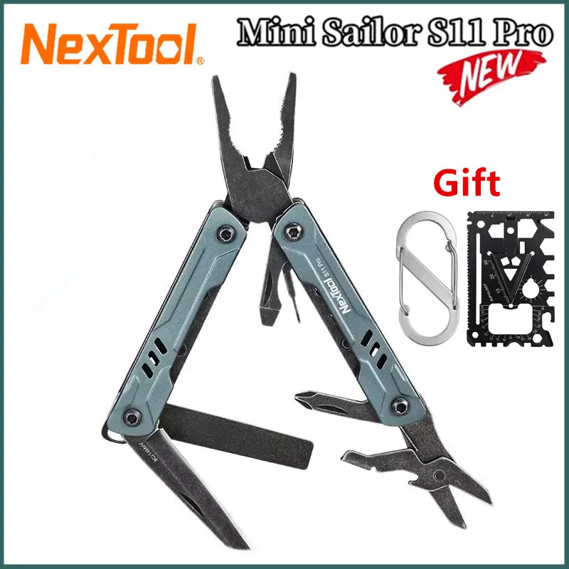 

NexTool Мини-матросские плоскогубцы S11 Pro 12в1 Многофункциональный инструмент Складные ножницы Отвертка Портативный нож EDC Уличное оборудование Ручные инструменты