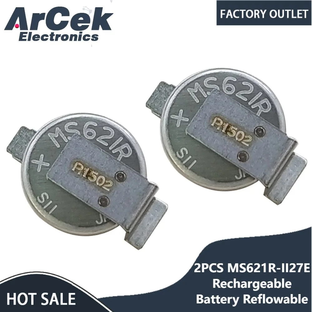 Аккумуляторная батарея MS621R-II27E для SII SEIKO 2 шт. запасные батареи 3 в