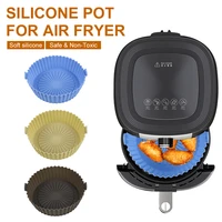 air fryer silicone pot air fryer insulation pad multifunctional reusable baking pad baking tool tray available on both sides