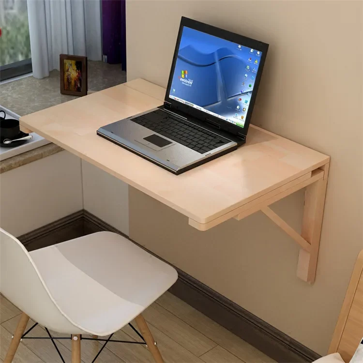 

Wooden Wall Ornaments Table Folding Table Dining Table Wall Computer Desk Desk Wall Table Study Table Foldable