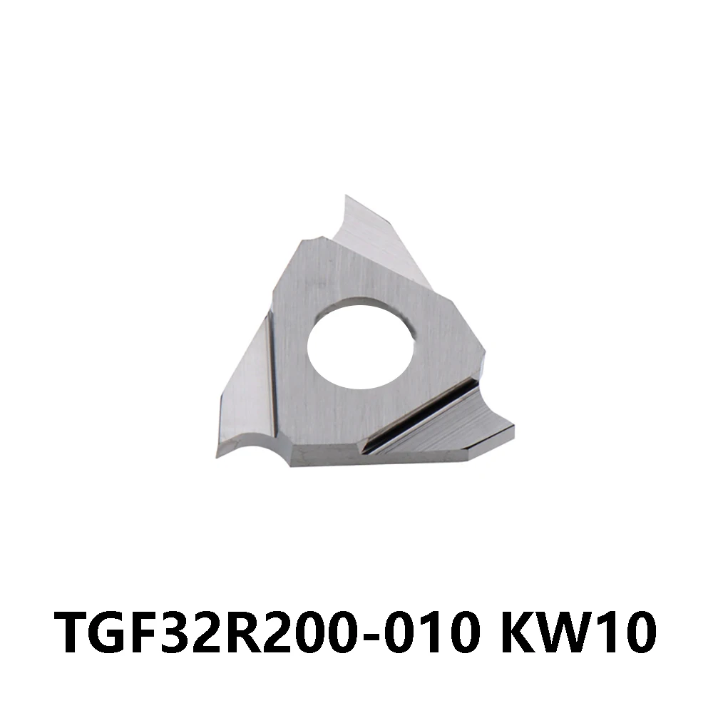 TGF 32R TGF32R 200 010 Оригинальный TGF32R200-010 KW10 Применимое лезвие Твердосплавные пластины