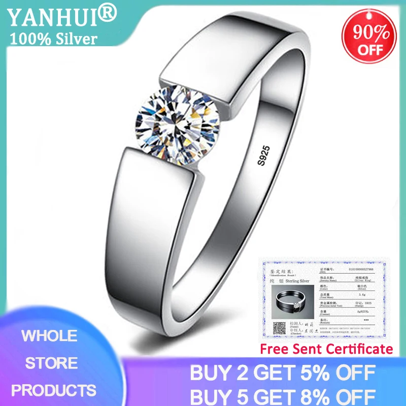 

With Certificate Genuine Tibetan Silver S925 Rings for Men Women Couple Rings Wedding Band Female Finger Ring Jewelry RD10