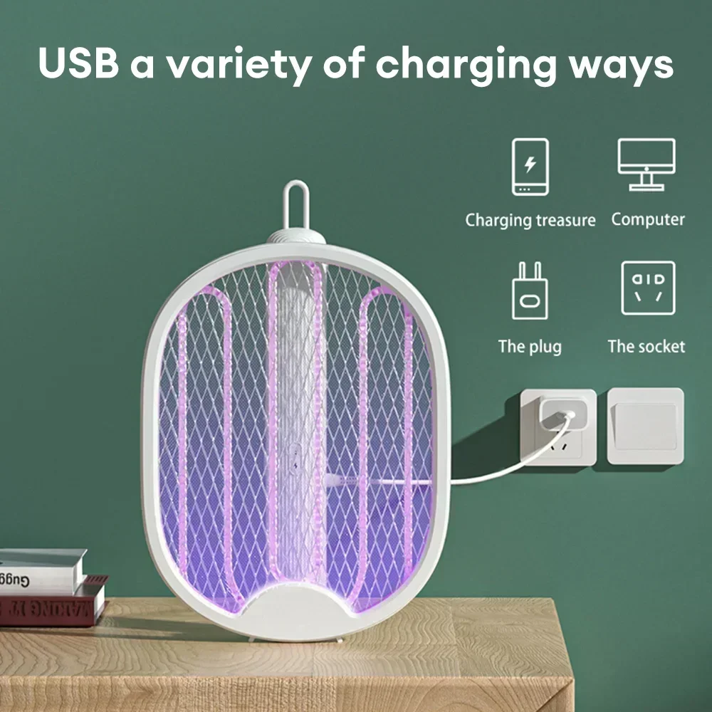 Портативная складная электрическая ловушка для комаров с USB-перезаряжаемой