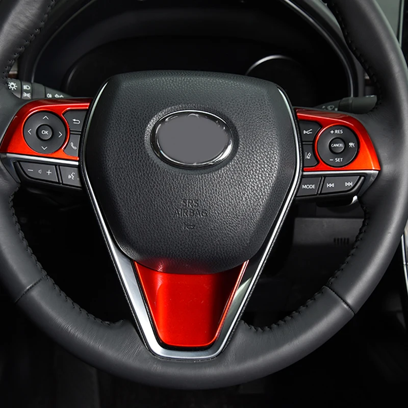 ABS матовый стиль из углеродного волокна красный цвет автомобильные аксессуары