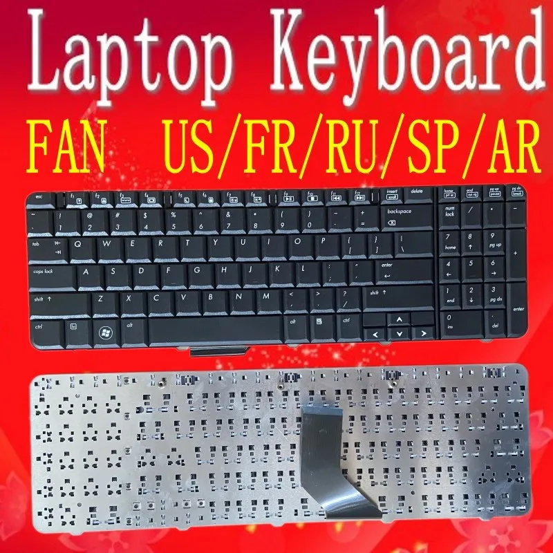 

laptop for hp compaq cq60 CQ60-100 CQ60-200 CQ60-300 g60 G60-100 keyboard us