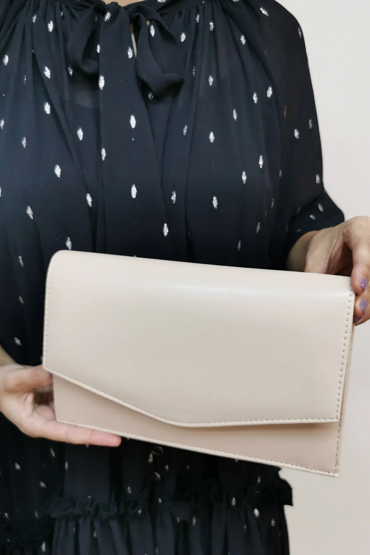 

Женская вечерняя сумочка из искусственной кожи телесного цвета, Дамский клатч для платья, сумка на плечо, ручные чемоданчики для свадебной ...