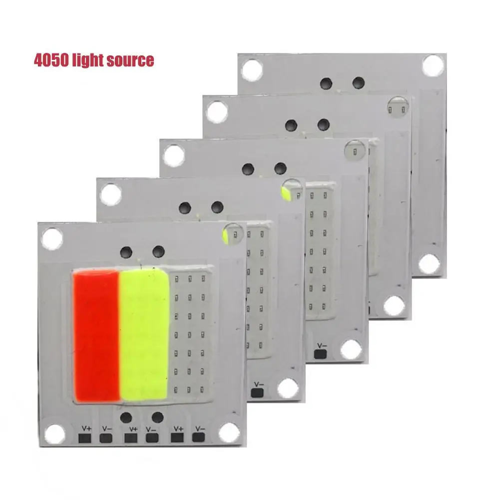 RGB COB светодиодный светильник 12 в источник алюминиевой подложки 4050 лампочка со