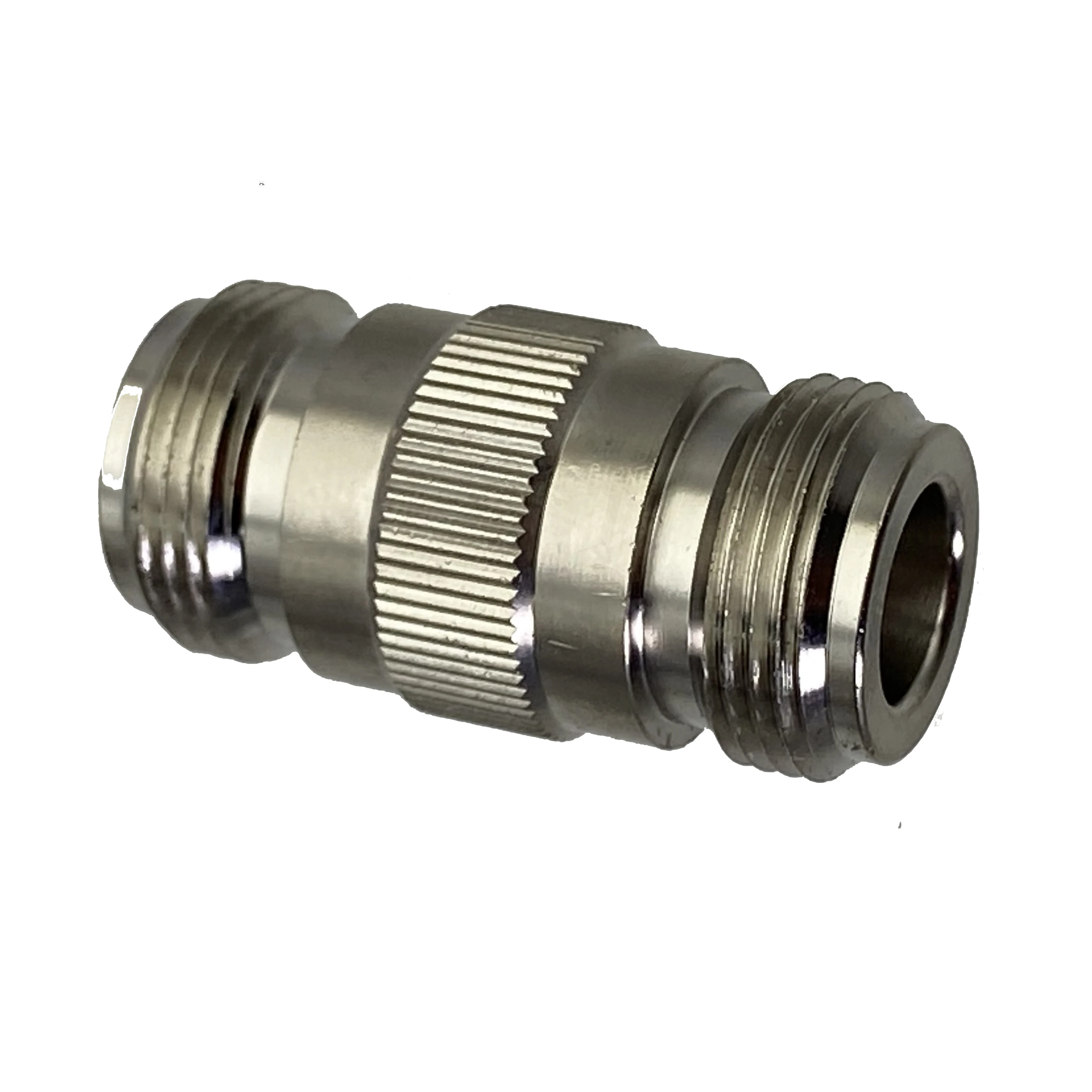 Переходник N (гнездо) на RF коаксиальный прямой новый латунный 1 шт. | Строительство