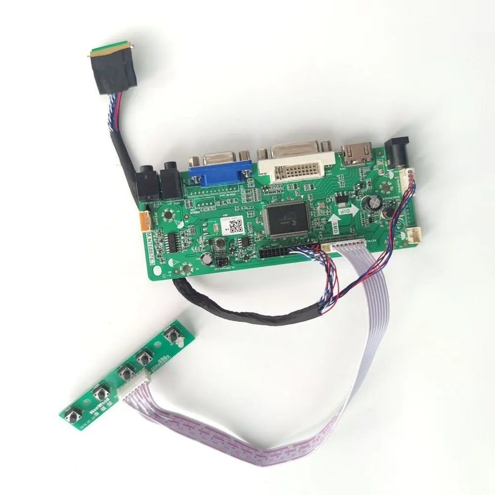 

Плата контроллера, комплект ЖК светодиодный на со светодиодной подсветкой для Φ 1366x768 13,3 "60 Гц, 40-контактный дисплей, DVI VGA HDMI-совместимый аудиоинтерфейс LVDS