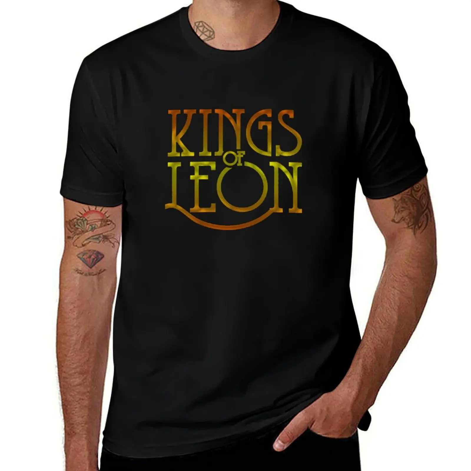 Фото Бестселлер KINGS OF LEON gebox music футболка аниме одежда тяжелая веса синяя арховая винтажная футболка с рисунком мужские винтажные футболки №1