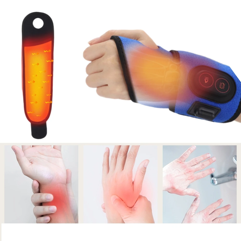 

Массажер для рук, артрит, браслет, инфракрасное Отопление, физиотерапия, полынь, горячий компресс, наручные массажные облегчение боли в суставах, ремешок
