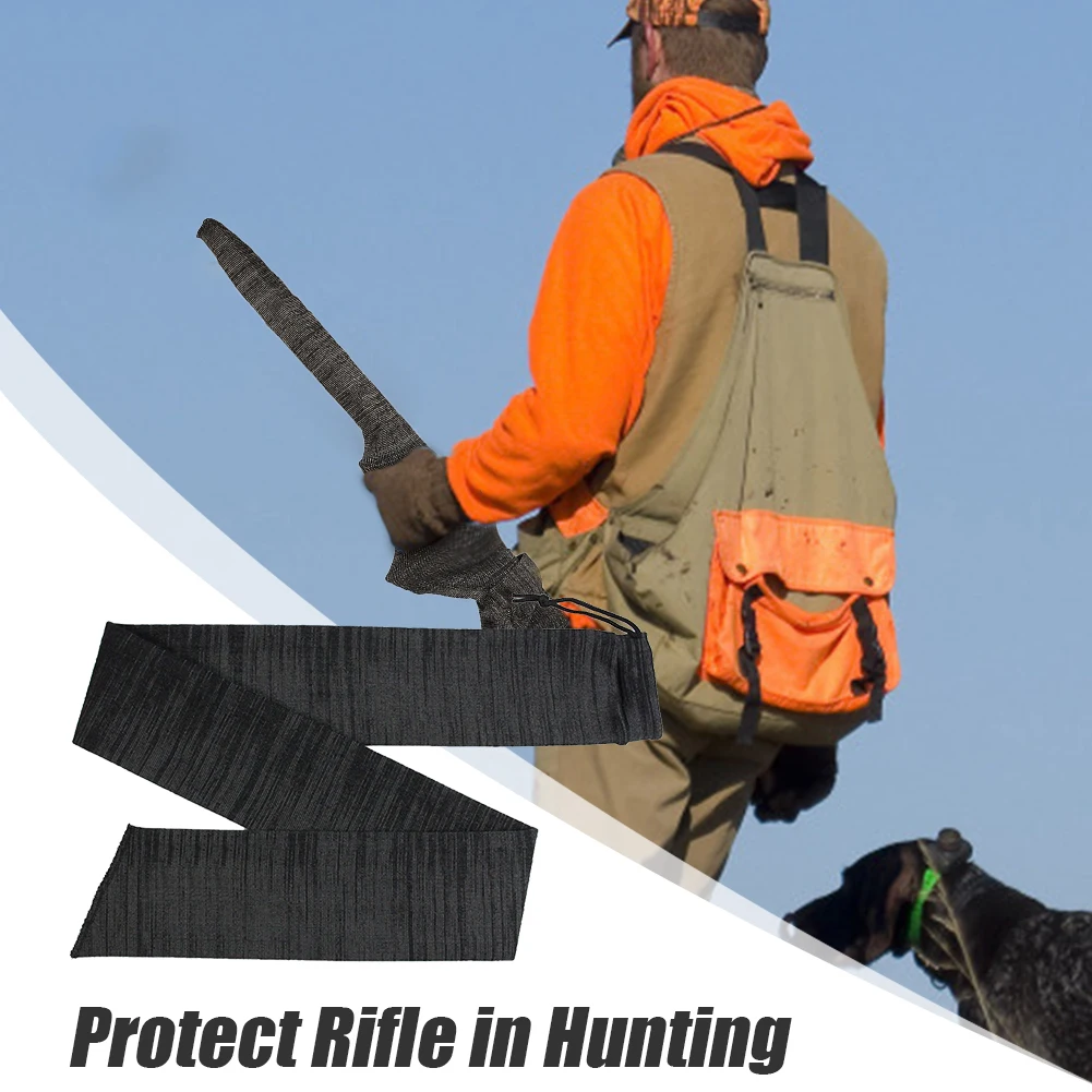 

Moisture-proof Socks Hunting Accessories Travelling Easy Carrying Outdoor Rifle Knit Protector Cover Portable Parts