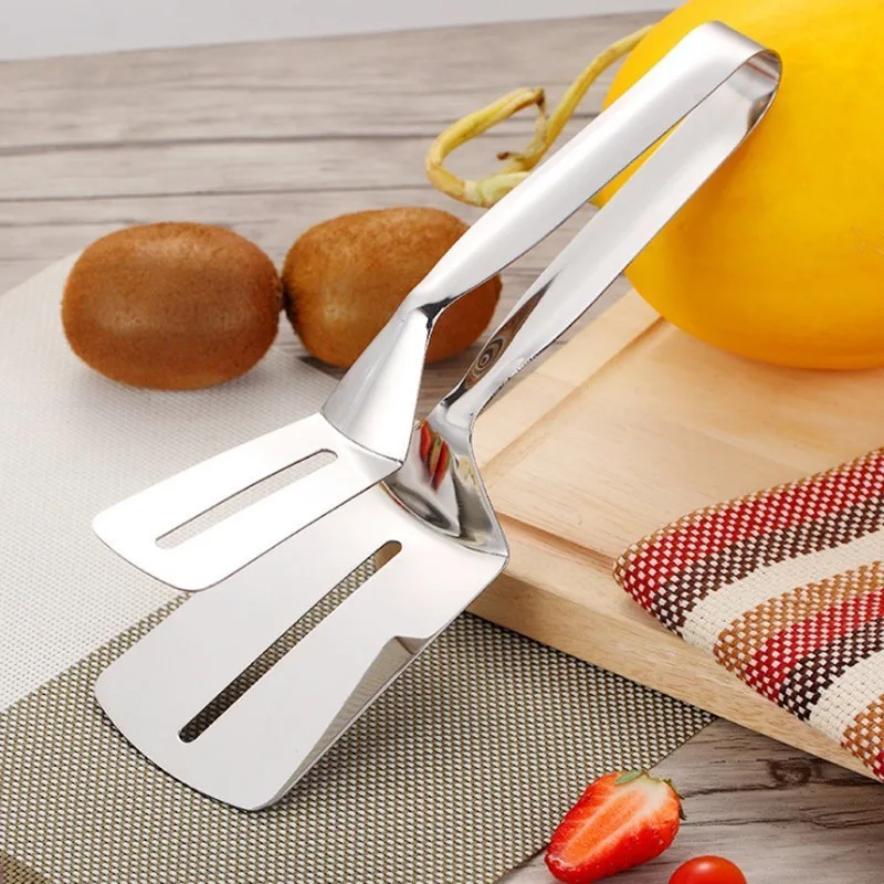 

Kitchen Accessories Stainless Fried Steak Shovel Outdoor Barbecue Tongs Fish Shovel BBQ Clamp Utensils Bread Meat Clip Gadget