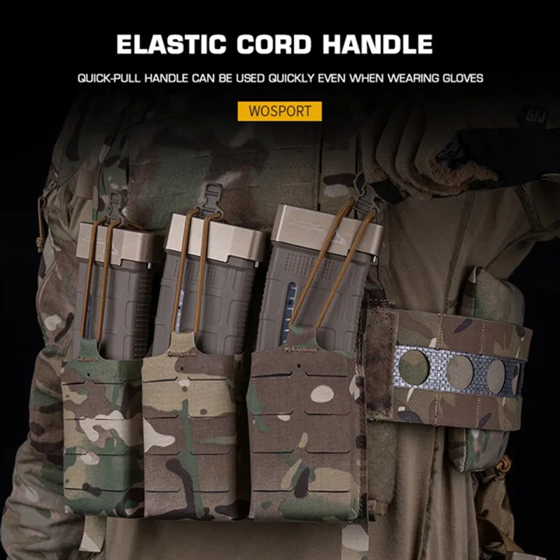 Тактический передний клапан Molle KTAR 5 56 тройной чехол для магнитов FCPC V5 аксессуары