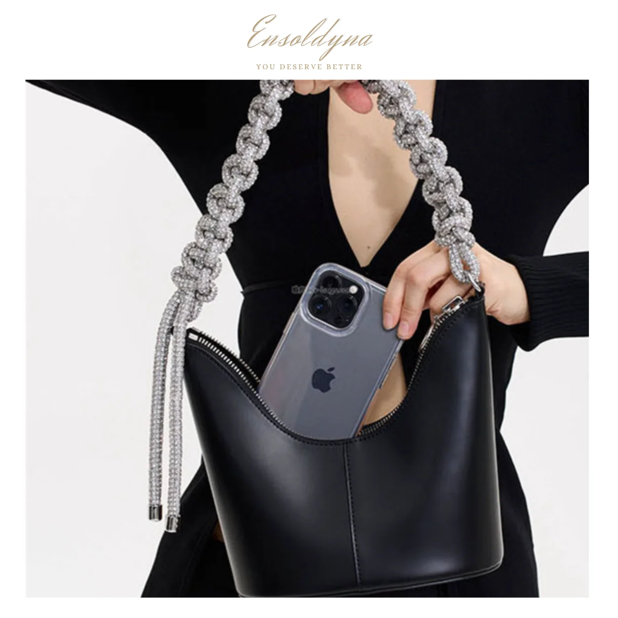 

Hers Bag New Brand Designed Women Totes Lady Sparking Diamonds Shoulder Messenger Bags Women Genuine Leather Luxury Bags
