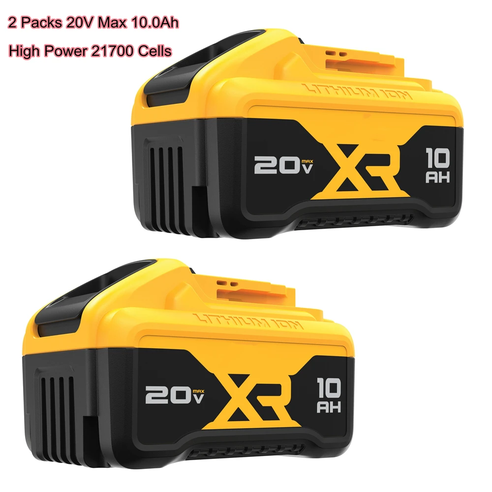 

Набор литий-ионных батарей для Dewalt, 20 в, 10,0 Ач