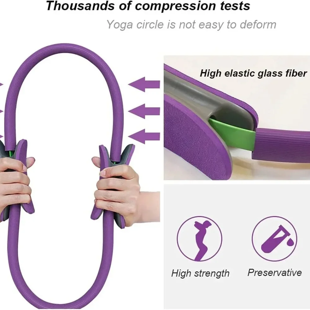 1 шт. кольцо для йоги пилатеса Нескользящее спортивное фитнеса формирующее