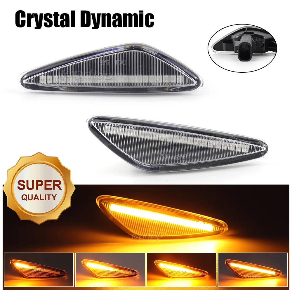 

Мигающий светодиодный боковой сигнал поворота, динамический габаритный фонарь для Mazda Miata MX5 ND RX-8 6 Atenza GH 2008-2012 5 Premacy CW