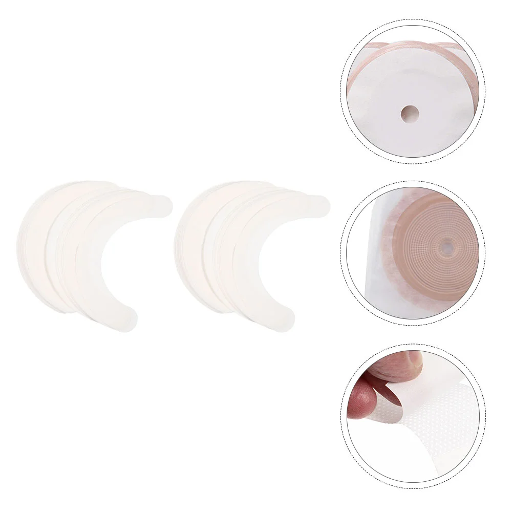 

Stoma Barrier Strips Ostomy Colostomy Tape Adhesive Skin Remover Elastic Paste Sensitive Covers Film Ring Supplies Rings